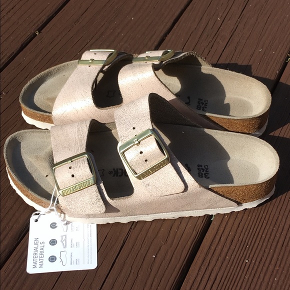 pale pink birkenstocks